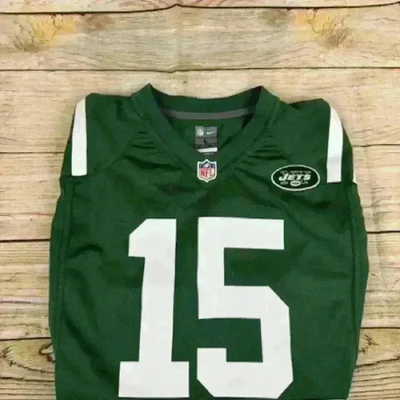 Nike kids jets/ tim Tebow football Jersey size LG - Picture 5 of 8